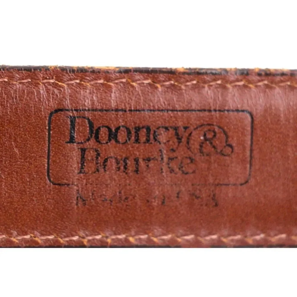 Dooney & Bourke BROWN GENUINE LEATHER 1
